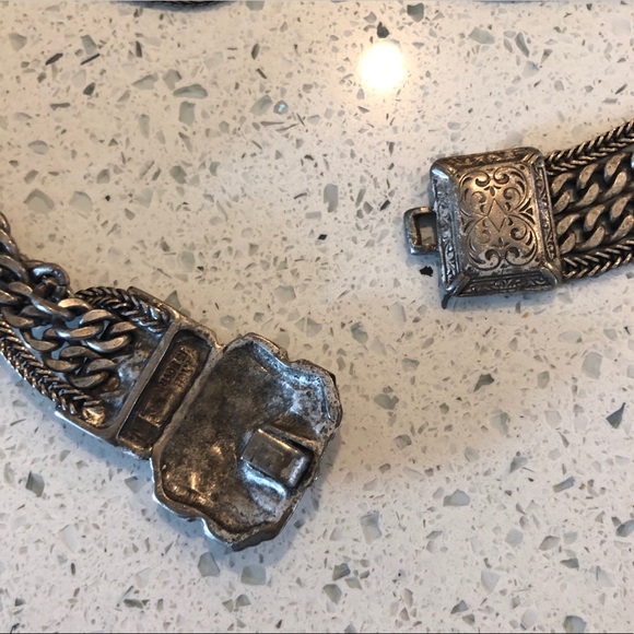 Beautiful Vintage Silver Tone Metal Belt - Picture 3 of 6